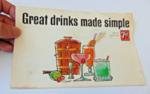 1964 Vintage 7 Up GREAT DRINKS Recipe Booklet - SEVEN UP Alcoholic Beverages