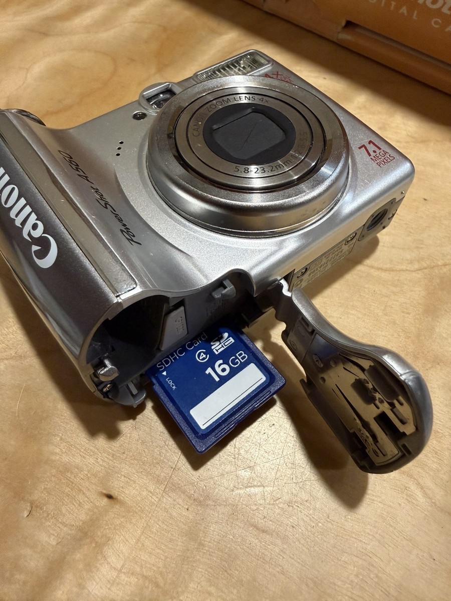 ジャンク　PowerShot A560 Canon PowerShot A560 7.1MP Digital Camera - Silver for sale online