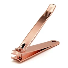 Rose Gold Nail Clipper Finger Toenail Cutter Nail Trimmer Curved Edge Clippers