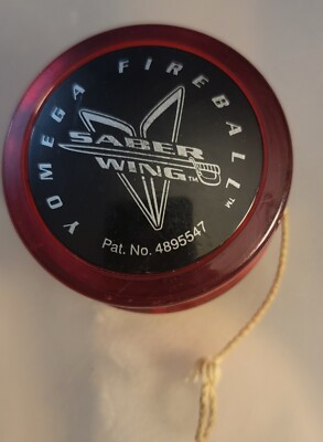 Yomega YoYo Fireball Saber Wing Vintage Red & Black | eBay