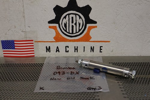 Bimba 093-DX Pneumatic Cylinder New Old Stock See All Pictures