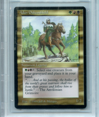 マジック：ザ・ギャザリング Adun Oakenshield PSA9 MINT MTG Legends Adun Oakenshield BGS 9.0 (9) Mint Magic Card Amricons
