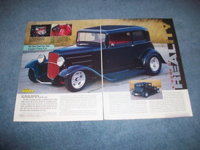 1932 Ford Vicky Sedan Street Rod Article ''A Dose of Reality''
