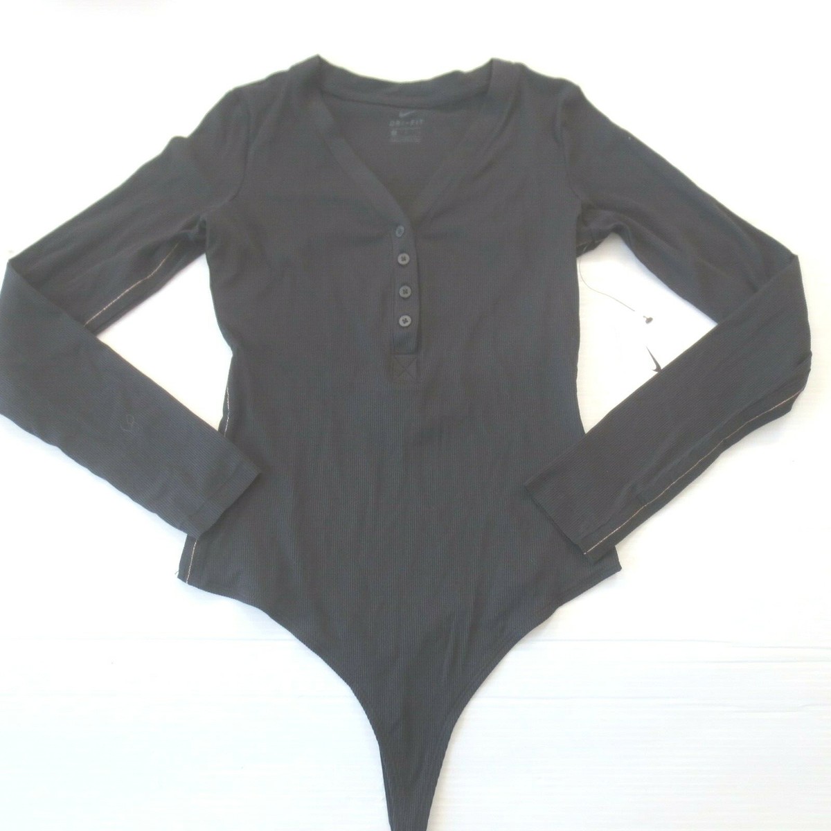 nike women's yoga luxe henley tank