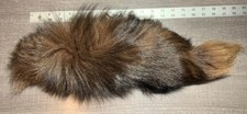 Tanned Fox Tail, Dyed Tan/Medium Brown for Fly Tying