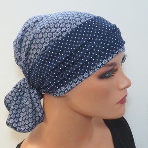 BANDANA KOPFTUCH ohne binden + Stirnband ++CHEMOMÜTZE ...
