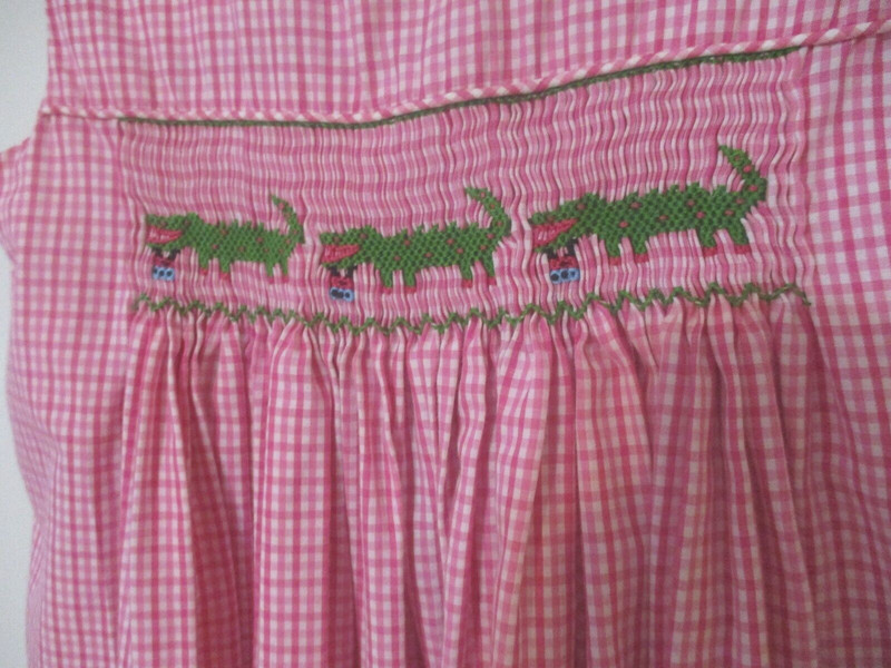 GIRLS SMOCKED DRESS- SIZE 5- ALLIGATORS, UNIVERSITY OF FLORIDA ??