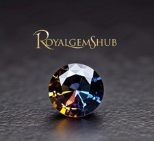 20.00 Ct Certified Natural Pitambari Bi-Color Sapphire   Round Cut Loose Stone