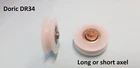 Doric DR34 Sliding screen door rollers wheels 23.5mm extended axle