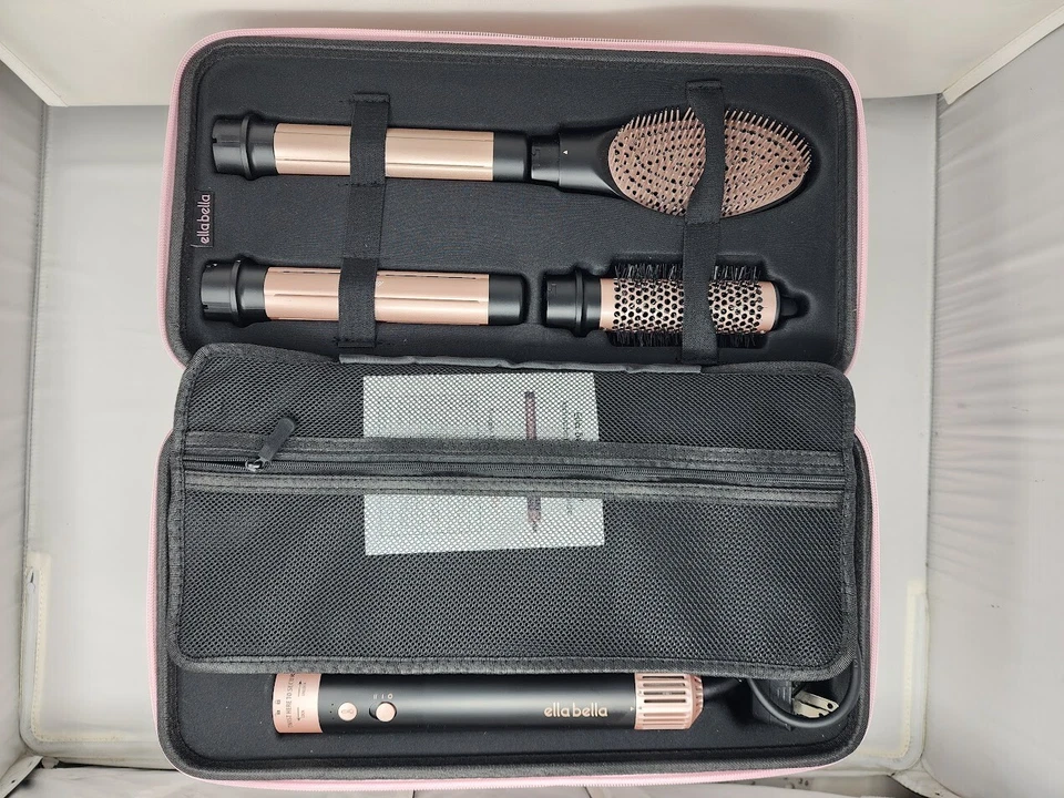 ELLA BELLA 6 in 1 Hot Air Styler, Hair Dryer & Straightener New - Open Box - Image 2 of 4