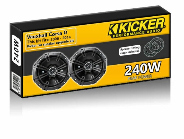 Round Kicker Coaxial Car Speakers