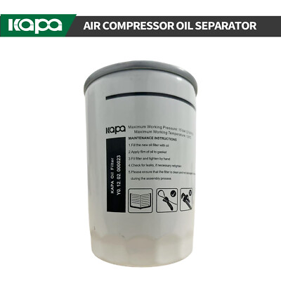 KAPA Spin-On Oil Filter Air Compresso Replacement Filter Element For 4-10HP W719