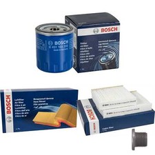 BOSCH Inspektionspaket mit Verschlussschraube für Peugeot 2008 I CU_ 208