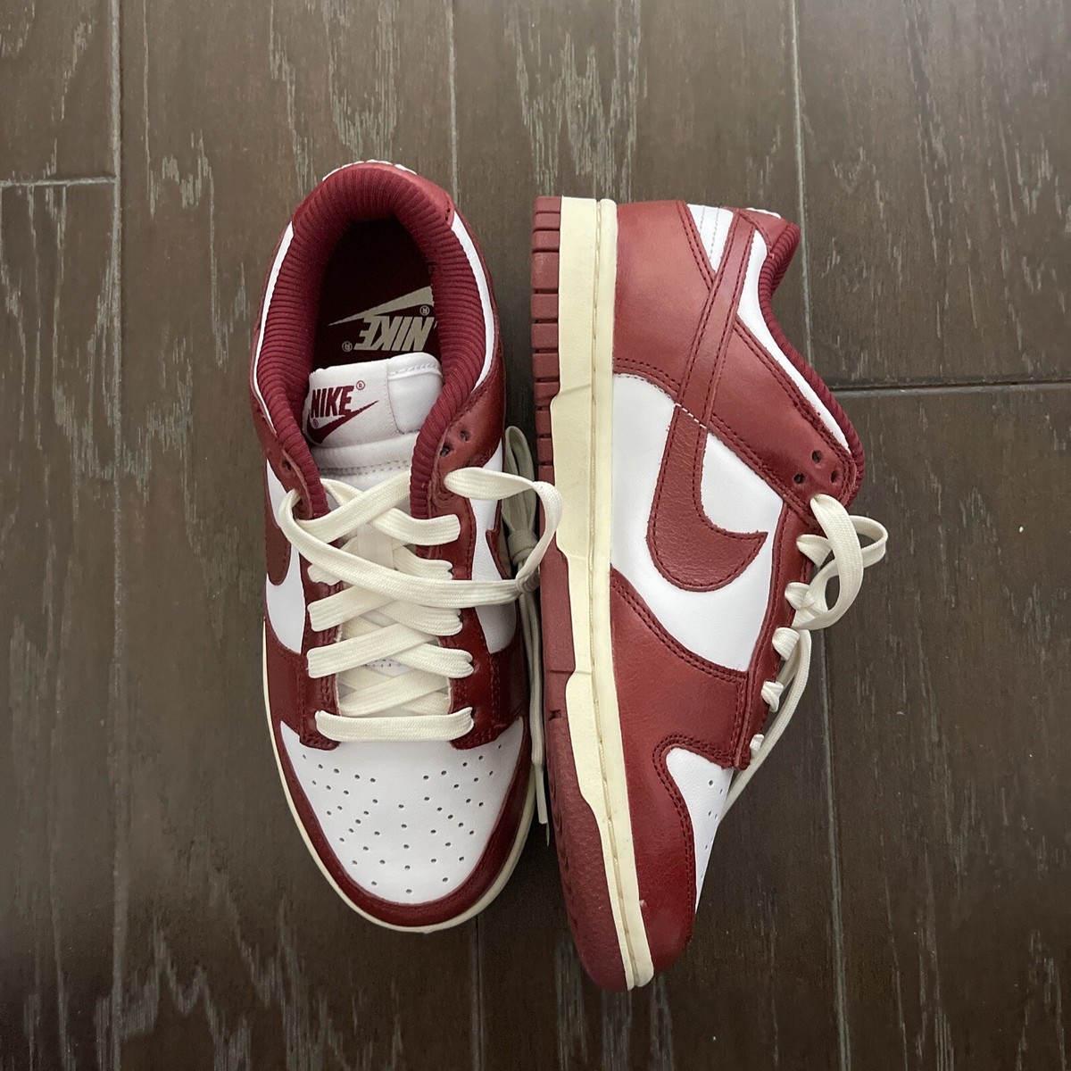 Women’s Size Nike Dunk Low Premium Vintage Red Cherry