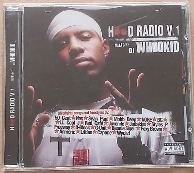 Hood Radio V1 Mixed By DJ Whookid CD 50 Cent Sean Paul Prodigy Wyclef Nas 2003