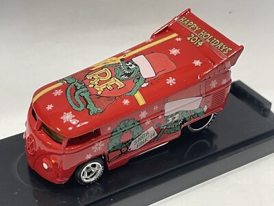 Hot Wheels Holidays RatFink VW Drag Bus Nightstalker Customs! #11