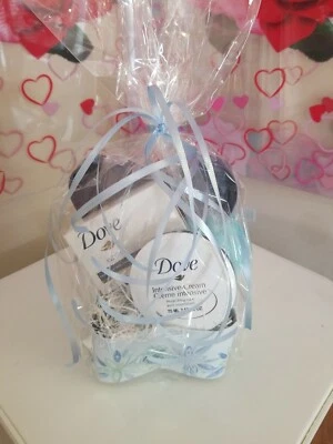 HANDMADE 🌷 Happy Mother's Day, OR Birthday Woman Spa Dove Beauty Bar & Lotion Gift Set