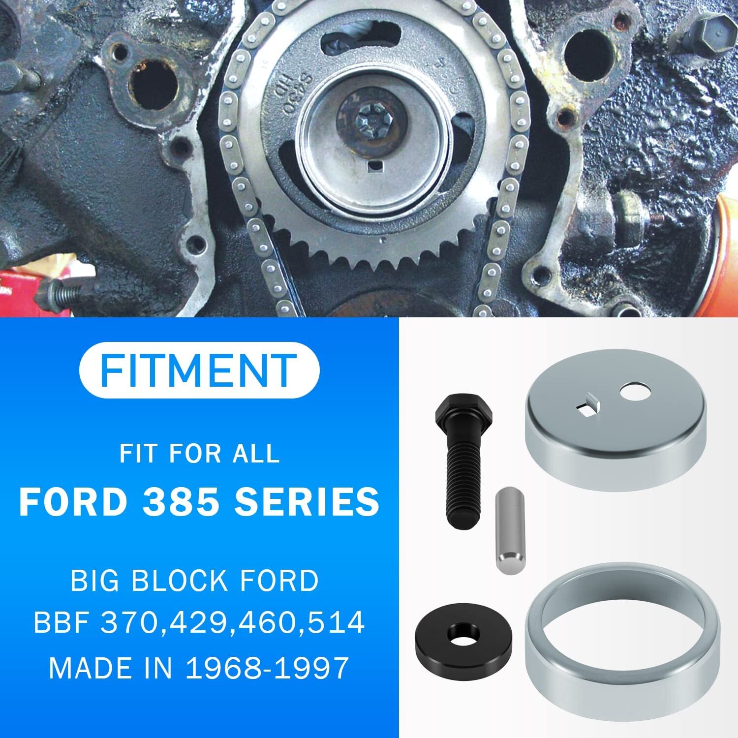 Mechanical Fuel Pump Eccentric Kit For SBF Ford 289 302 351W 5.0 BBF