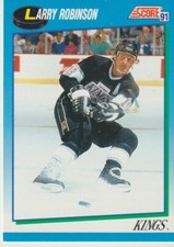 Score 1991 NHL Card Los Angeles Kings #511 La...