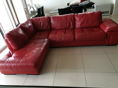 Premium Quality Leather 3 Seater Lounge With Chaise Sofas Gumtree Australia Adelaide City Adelaide Cbd 1254906954