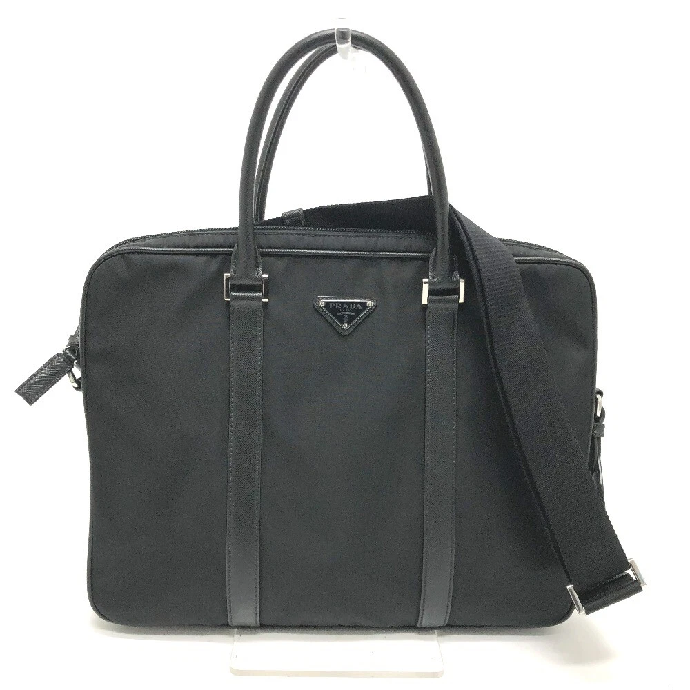 Prada mens deals briefcase