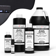 Black Butter fragrance Oil for Body, Candles, Soaps, Lotion, Incense & Diffuser