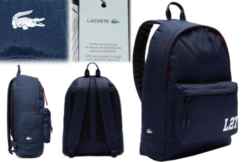 LACOSTE Men's Backpack €110 Here For Less! LC07 T2G - Picture 1 of 8
