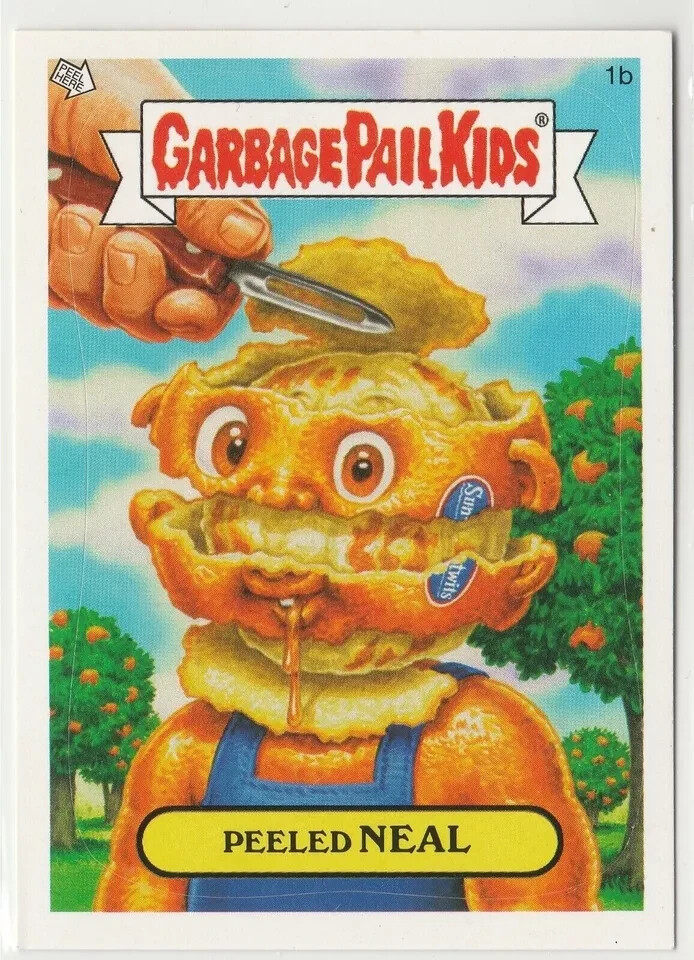 Peeled Neal #1b Garbage Pail Kids 2007 All-New Series 6 ANS6 GPK Card
