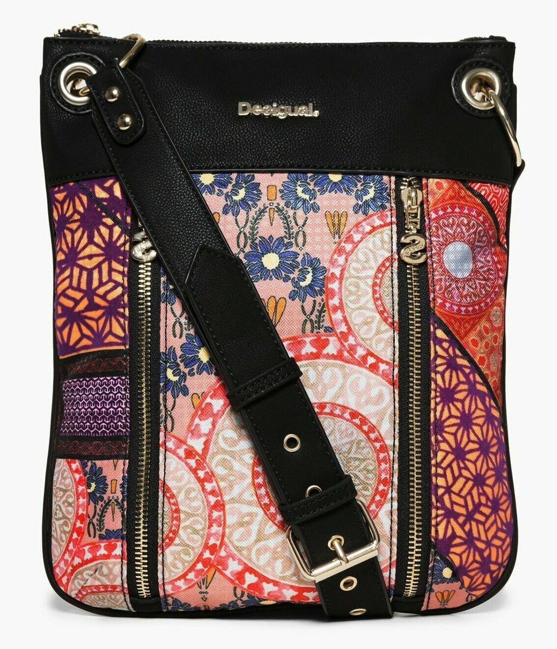 Desigual Women's Multi Color Crossbody Bag/Satchel Bag BNWT eBay