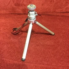 Mini trifold tripod stand rubberized feet extends 5 inches high