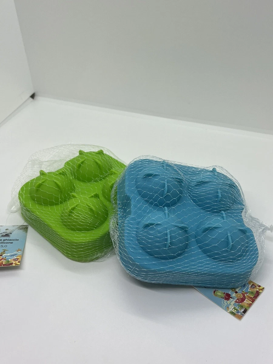 CONTENITORE CON COPERCHIO per produzione cubetti di ghiaccio utilizzando stampo in silicone per