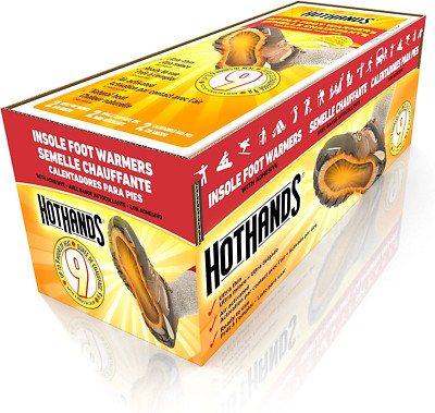 Hothands Insole Foot Warmers - Long Lasting Safe Natural Odorless Air Activated 