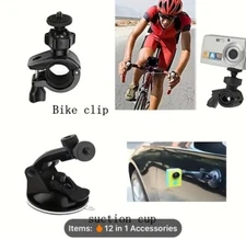 Smilepowo 18 in 1 Accessory Kit for GoPro Hero5 Black/Session, Hero4 Silver