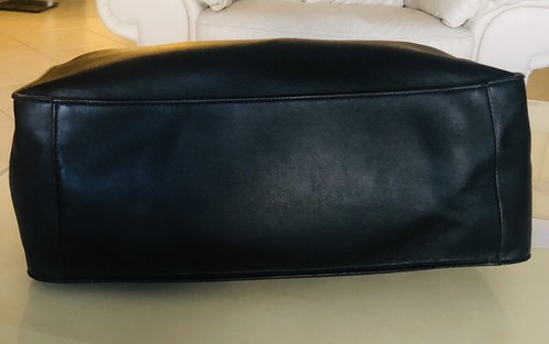 STELLA McCARTNEY  Perforated Logo Tote Bag Handbag with Pouch Large BLACK - Picture 16 of 24