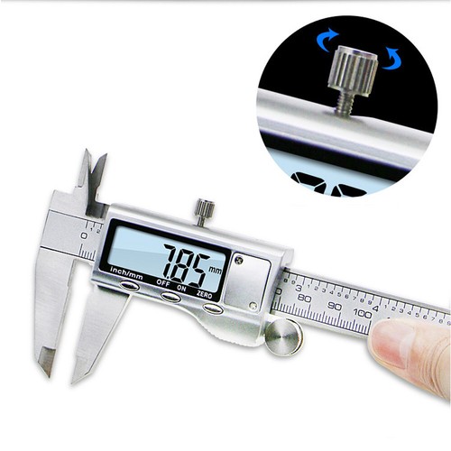 6inch Stainless Steel 150mm Vernier Caliper Digital Caliper Measure Tool US - Picture 4 of 7