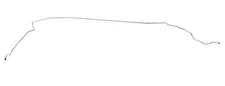 Galfan Front to Rear Brake Line - Fits 87-95 Jeep Wrangler w/Non ABS, 1-Piece