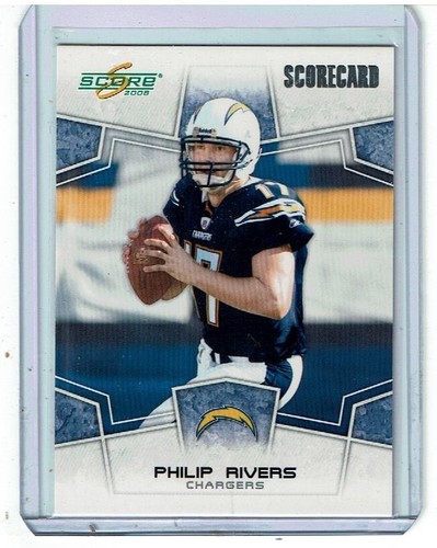 2008 Score - Scorecard - Philip Rivers - 588/649 - 第 1/4 張圖片