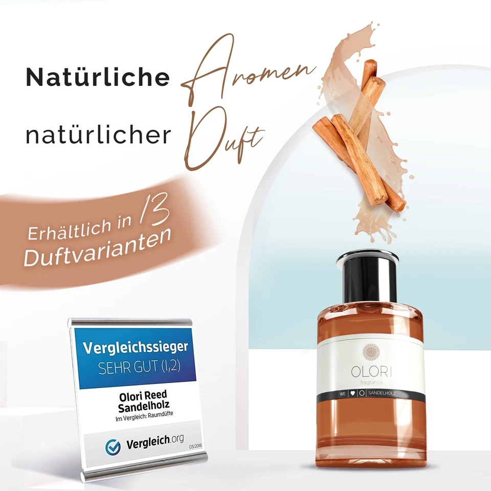 OLORI Duftöl I Diffuser mit Stäbchen I Raumduft mit ätherischen Ölen - Bild 4 von 4