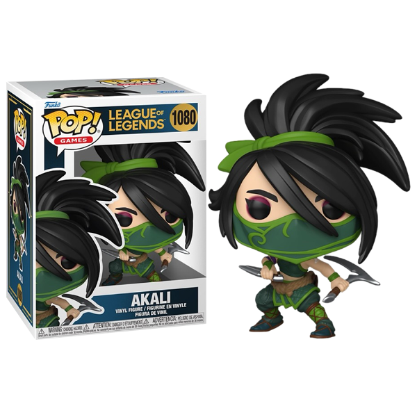 LEAGUE OF LEGENDS ARCANE Akali Pop! Vinyl Figure POP PROTECTOR