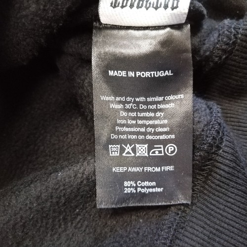 Trapstar Hoodie Small S schwarz Herren Chenille Decoded 2.0 Langarm Sweatshirt - Bild 12 von 22