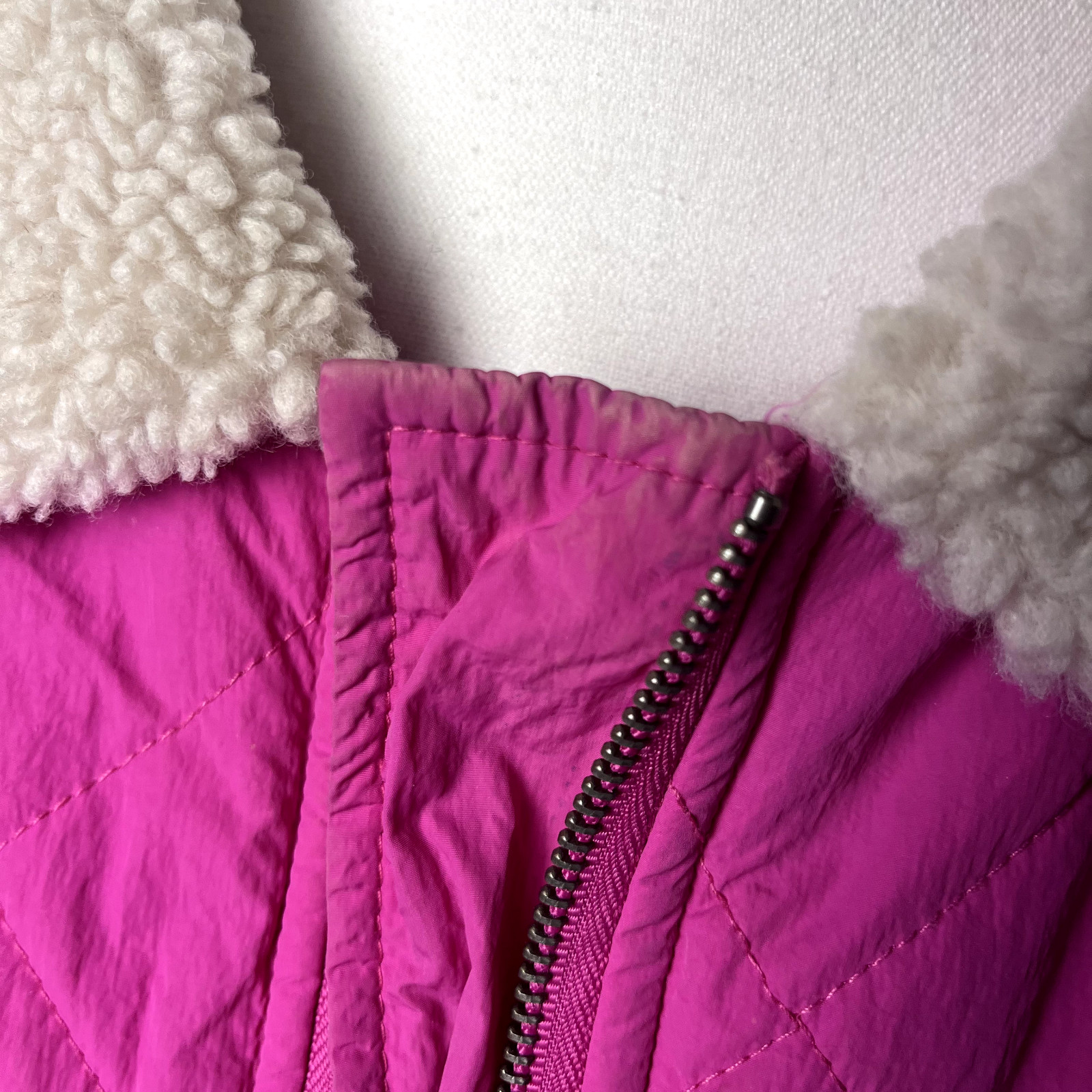 Thread and Supply Shearling Collar Jacket Small P… - image 4