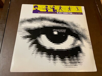 Black Connection~Give me Rhythm~12'' SINGLE~UK IMPORT~Electronic House DJ Remix