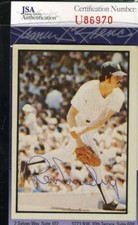 Ron Guidry 1978 Sspc Jsa Cert Autograph Authentic Hand Signed