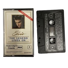 ELVIS PRESLEY - THE LEGEND LIVES ON   (1) CASSETTE TAPE ALBUM COLLECTORS EDITION