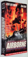 AIRBORNE FULL LENGTH SCREENER VHS Steve Guttenberg vs. Bioterrorist Sean Bean