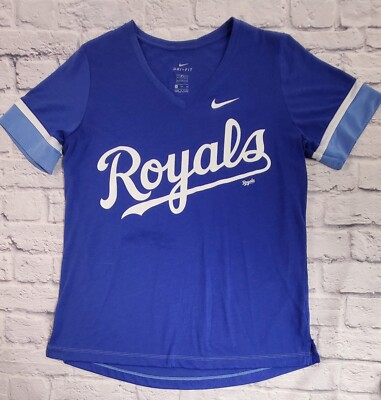 Mlb Baseball Kansas City Royals T Shirts Nike Dri Fit KC