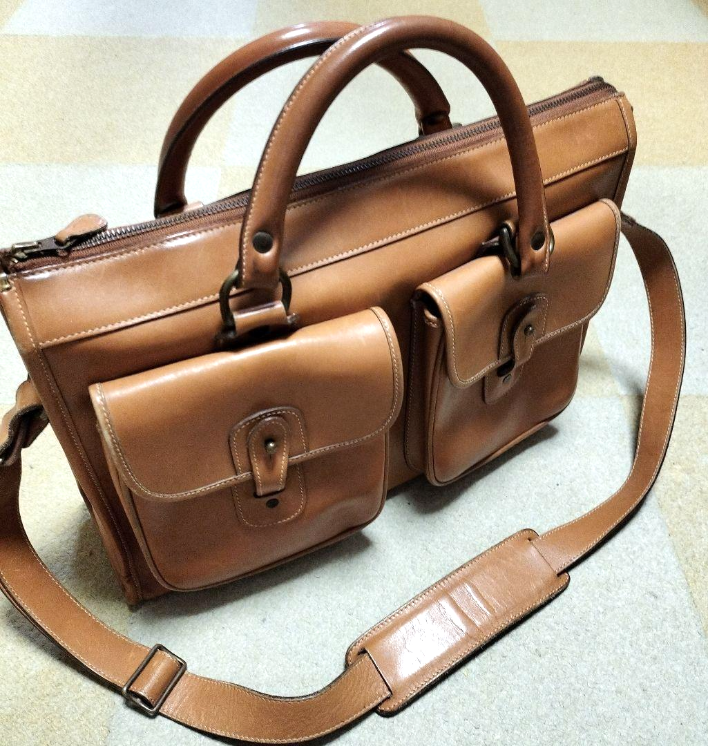 GHURKA No.5 Examiner bag Leather Briefcase Vintage Used | eBay GHURKA No.5 Examiner bag Leather Briefcase Vintage Used | eBay