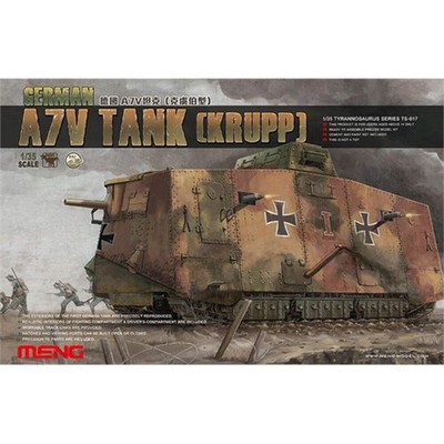 Meng TS017 1/35 German A7V Tank (Krupp)