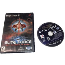 Star Trek: Voyager -- Elite Force (Sony PlayStation 2, 2001) No Manual 43G