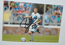 AUTOGRAFO NICOLO' BARELLA FOTO FC INTER CALCIO CENTROCAMPISTA NAZIONALE ITALIANA